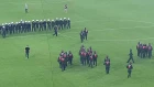 Schöne Rasenchoreo nach dem 327. Wiener Derby