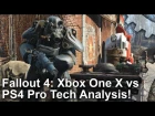[4K] Fallout 4: Xbox One X vs PS4 Pro Graphics Comparison + Frame-Rate Test