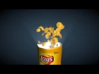 How to model and animate potato chip bag in Cinema 4D - Part 2