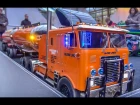 Beautiful R/C truck! Road Train in motion at RC Glashaus!