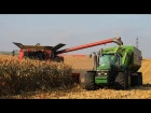 Corn Harvest 2016 -  Case IH 9120 Combine and 12 Row Corn Head | John Deere 8530 & Bergmann GTW 430