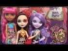Ever After High Book Party Dolls Review Lizzie Hearts, Kittie Cheshire & Ginger breadhouse Dolls