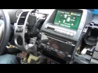 Установка yatour (снятие магнитолы) - Toyota Prius 2004-2009 with MFD display iPod, iPhone and AUX adapter installation