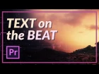 TEXT ON THE BEAT in PREMIERE PRO with IGNACE ALEYA