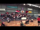 RBB singing for the Western Sydney Wanderers Wheelchair Football Team