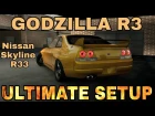 Godzilla R3 Ultimate Setup + Test Drive! (Nissan Skyline R33 Ultimate) CarX Drift Racing