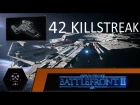Y-wing 42 killstreak. Star Wars Battlefront II Starfighter Assault.