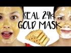 TRYING A REAL 24K GOLD MASK! First Impressions ♥ Elizavecca Kangsi Pack