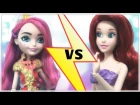 EVER AFTER HIGH MEESHELL MERMAID REVIEW VS DISNEY ARIEL LITTLE MERMAID DOLL COMPARISON