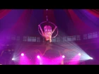 The one and only Sasha Flexy on aerial hoop with Veronica Blacklace on vocals