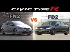 Civic Type R FN2 vs. FD2 Tsukuba 2010