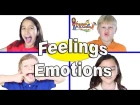 Kids' English | Emotions song for Children, Kids and Toddlers - "Feelings" by Patty Shukla