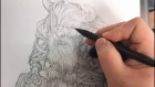 [STATO/스타토]판타지 캐릭터 스케치(002)/Drawing a Fantasy Character(작업과정 영상)002_sketch,pencil,drawing,