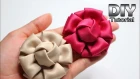 DIY - Tutorial Fabric Flower Satin Velvet | Bunga Hanna | Cara membuat bros bunga kain