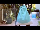 DIY DRAWSTRING BAG | How to Make a DIY Backpack for School | Sewing Project ✨Alejandra's Styles