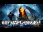 6.87 Patch Changes Dota 2 - Old/New Map Changes & Comparison