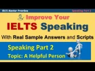 IELTS Speaking Part 2 Practice Techniques and Model Answer - Helpful Person