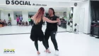 Val Clemente & Vanessa Bonilha, ZoukRUSH Nov 2018 at Zouk Dance Academy - Fri post-workshop improv