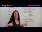 Free Spanish Lessons - Ser and Estar 10