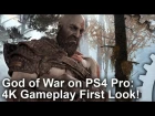 [4K] God of War PS4 Pro First Look - Sony's Next Big Tech Showcase!