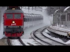 [RZD] «Nevskiy Express» and «Sapsan» high-speed trains blows the snow away
