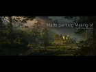 Pine Castle - Matte painting making of by Dmitriy Glazyrin