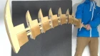 BLEACH/蛇尾丸を作る。How to make ZABIMARU with cardboard.