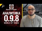 Обновление 9.8 - аналитика от Murazor и Vikandrii  [World of Tanks]