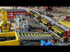 HUGE Lego train coal terminal fully automated by Arduino