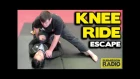 How to ESCAPE a Knee Ride from underneath a HEAVY opponent
