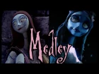♪ Sally's Song and Corpse Bride Medley /ORIGINAL LYRICS/ by Trickywi