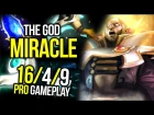 Miracle- Invoker God 9K MMR Tornado + Sunstrike Death Combo - Dota 2