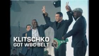 Wladimir Klitschko became the owner of the WBC belt. Владимир Кличко стал владельцем пояса WBC