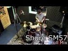 Shure SM57 & Audix i5 comparison snare drum