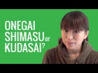 Ask a Japanese Teacher! ONEGAI SHIMASU or KUDASAI?