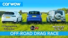 Mercedes-AMG G63 v Porsche Cayenne Turbo v Range Rover SVR: OFF-ROAD DRAG RACE & ON TRACK RACE