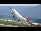 Crosswind Landings during a Storm, Aborted Landings and Extreme Low Pass!!