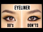 12 COMMON EYELINER MISTAKES YOU COULD BE MAKING | Do's and Dont's