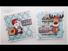 Less is More? Cute and Easy Christmas Cards ♡ Maremi's Small Art ♡