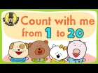Number song 1-20 for children | Counting numbers | The Singing Walrus