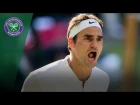 Roger Federer v Milos Raonic highlights - Wimbledon 2017 