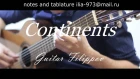 Continents - Guitar Fingerstyle ( Filippov )|Notes and tablature