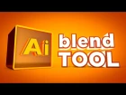 Using the blend tool on Paths and Shapes in Adobe Illustrator, Tutorial - Sean Frangella