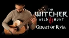 «Ведьмак 3: Дикая Охота» - Геральт из Ривии (Главная тема), гитара