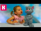  Новое видео Мисс Кейти - Кот Том говорящая интерактивная игрушка из компьютерной игры Tom Cat funny toy unboxing