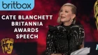 Cate Blanchett’s Honorary Speech to the “Cunning” Stanley Kubrick | Britannia Awards | BritBox