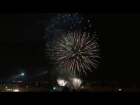Праздничный фейерверк на День города в Абакане 18 августа 2018. стадион Саяны