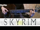 [Skyrim] Как играть тему из The Elder Scrolls V  на гитаре + ТАБЫ | Уроки гитары от PlayThis#8