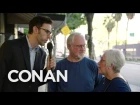 Sacha Baron Cohen Asks People On The Street What They Think Of Sacha Baron Cohen  - CONAN on TBS
