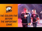 VP at The ELEAGUE Major. One day in the life of the Golden Five before the important game | CS:GO